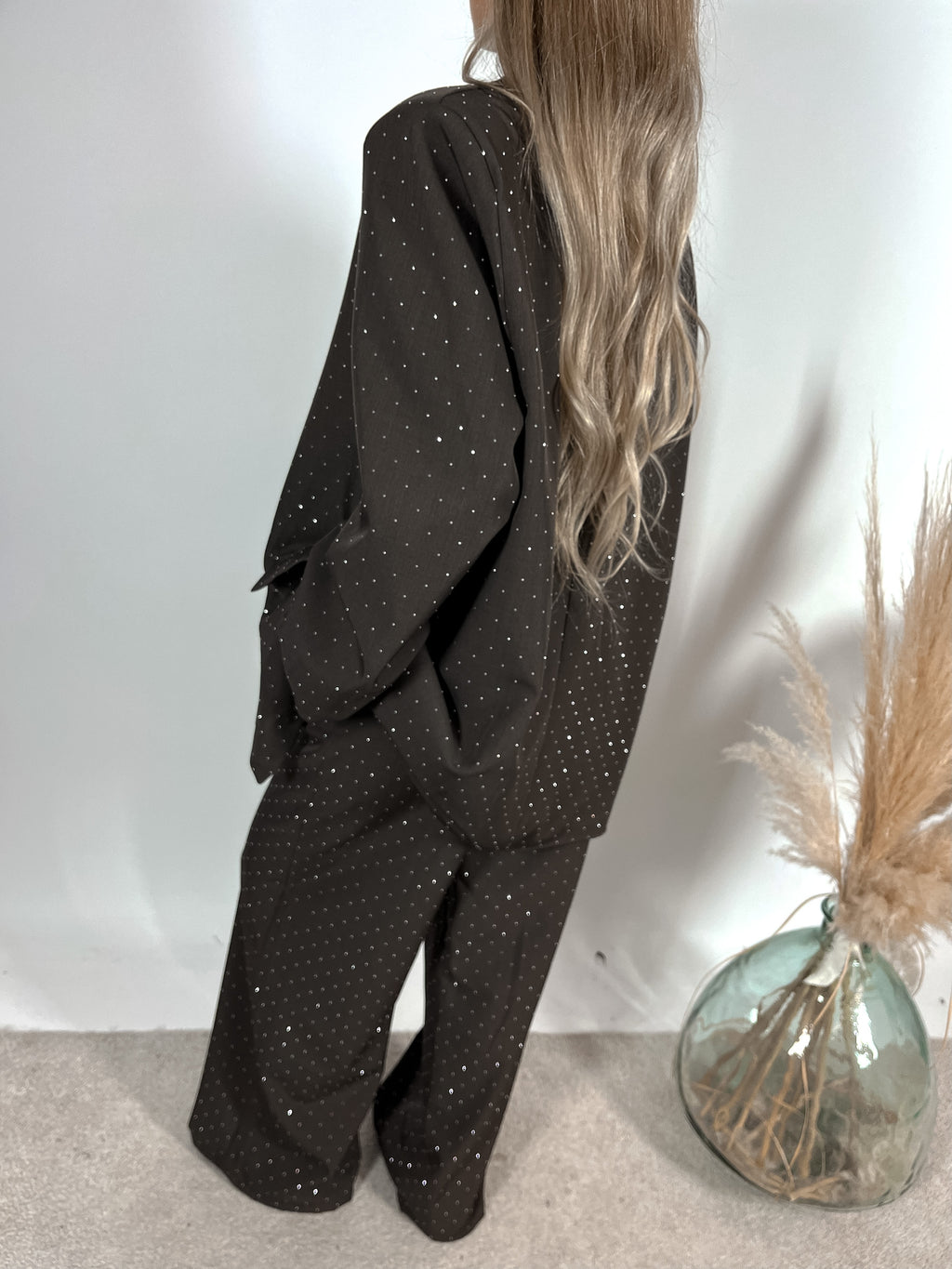 Pantalone Palazzo Strass+colori