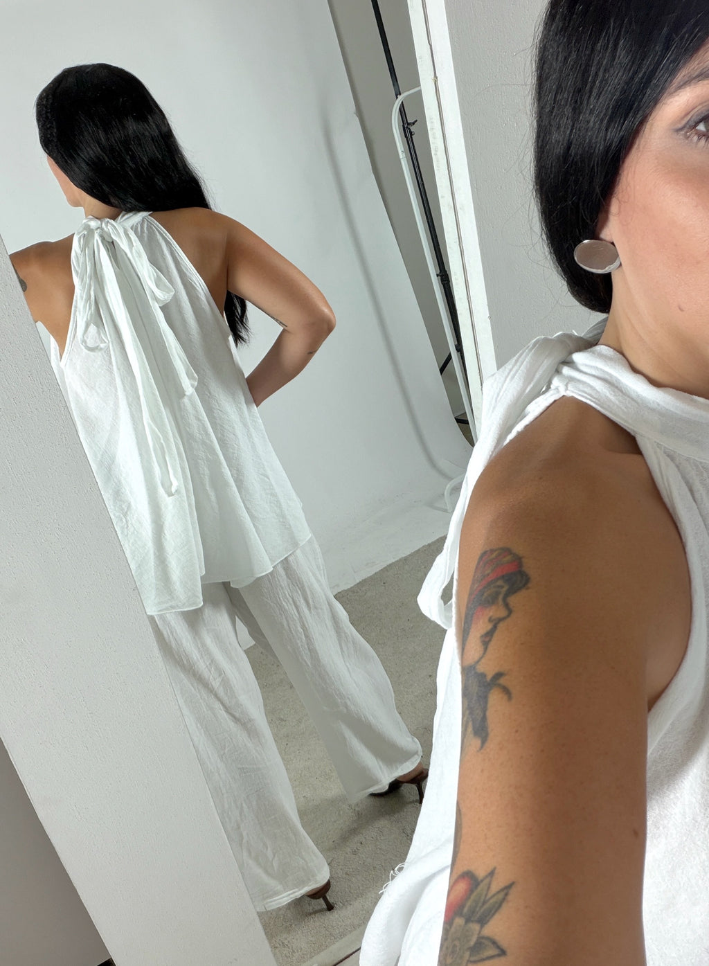 Top America Lino Garza Bianco