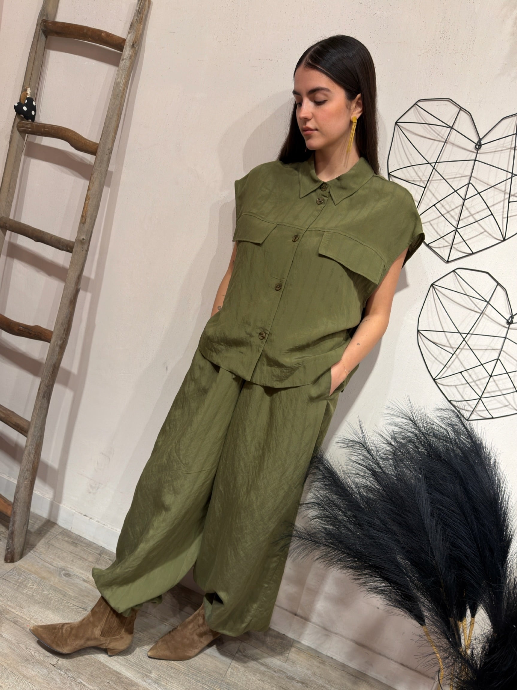 Pantalone Aladdin Militare Kontatto