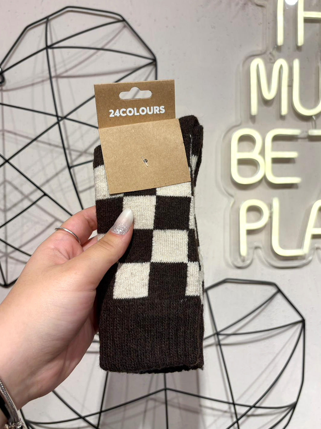 Calzini Check 24Colours +colori