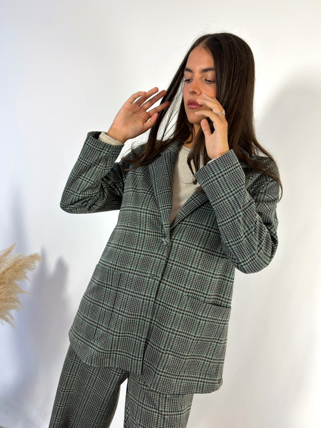Blazer Over Principe De Galles Surkana