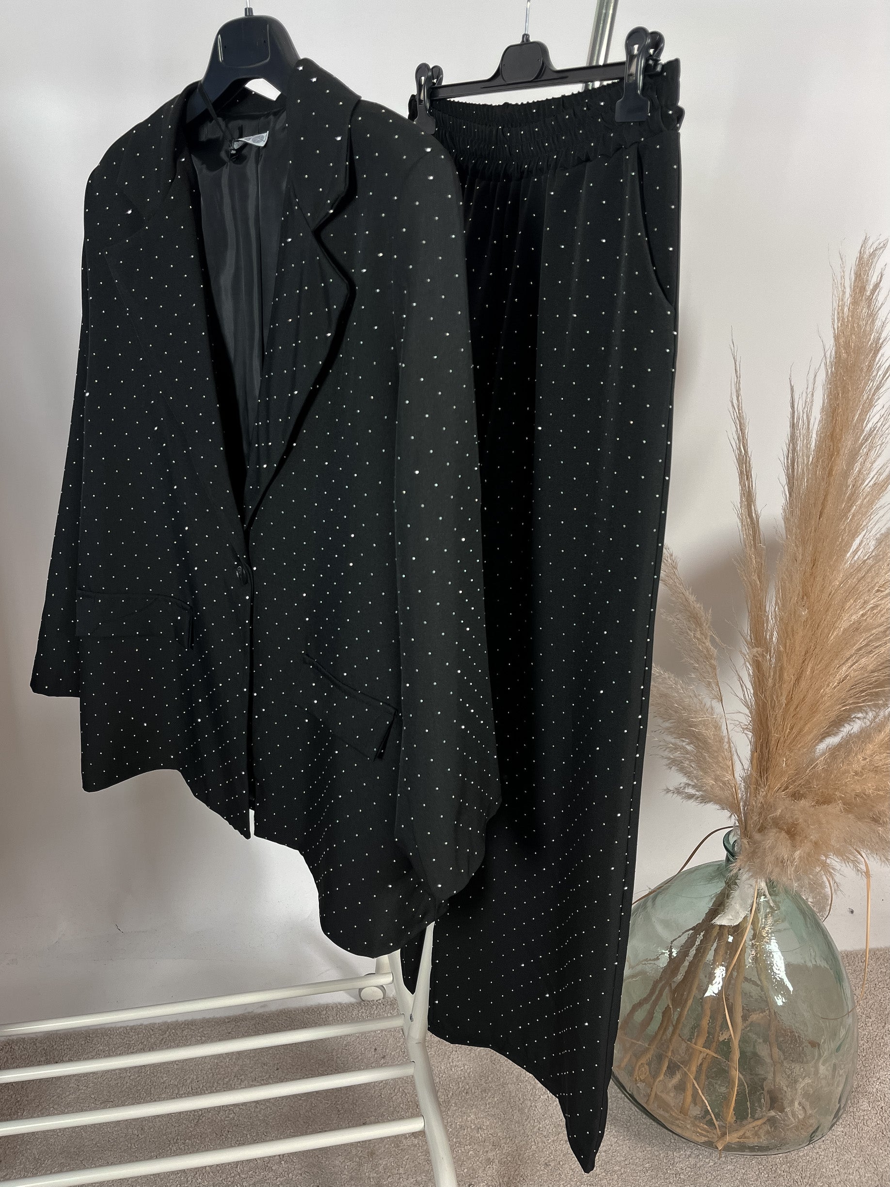 Pantalone Palazzo Strass+colori