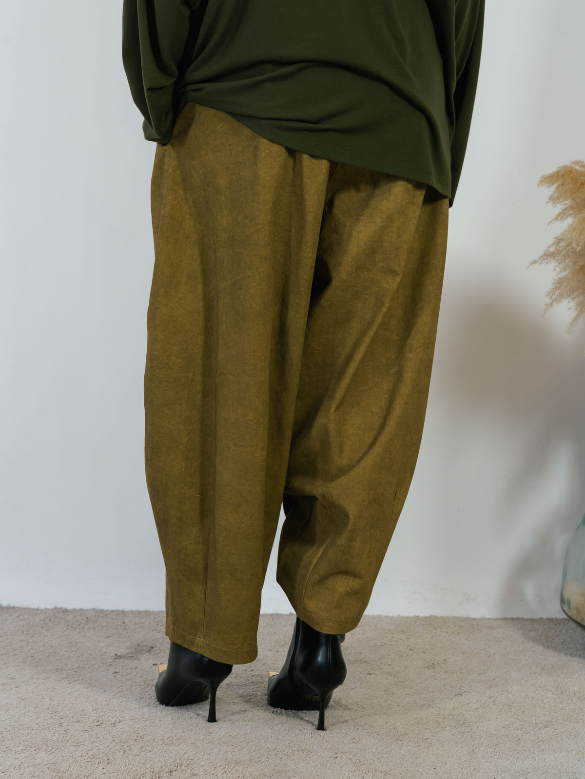 Pantalone Balloon Denim Kostumn1 Military