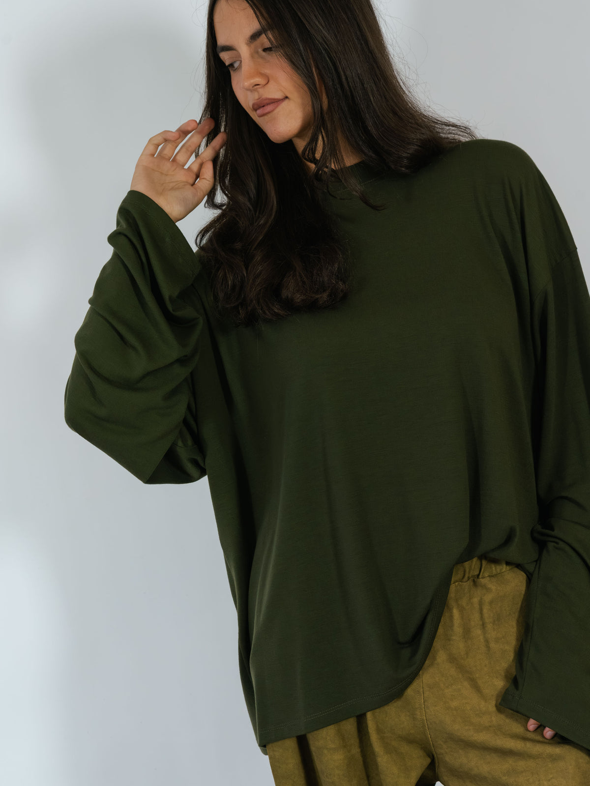 Maxi Maglia Manica Lunga Viscosa Kostumn1+colori