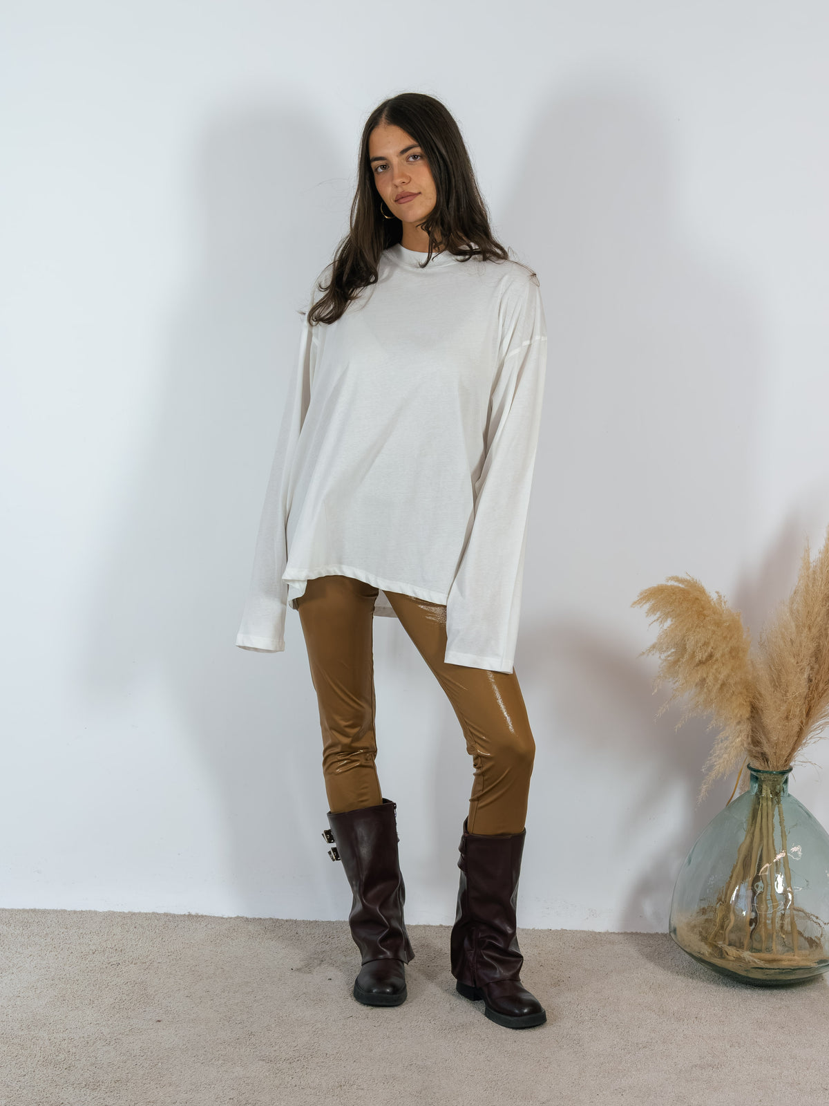 Leggings Spalmato Kostumn1 Oliva