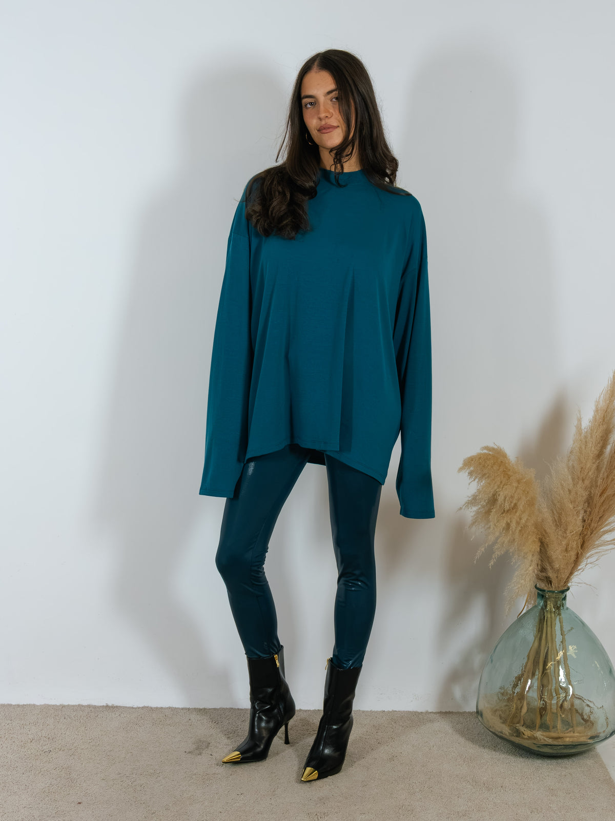 Maxi Maglia Manica Lunga Viscosa Kostumn1 +colori