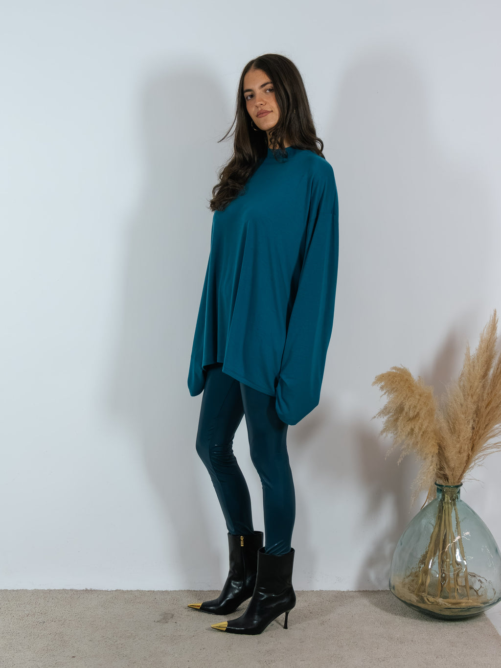Maxi Maglia Manica Lunga Viscosa Kostumn1 +colori