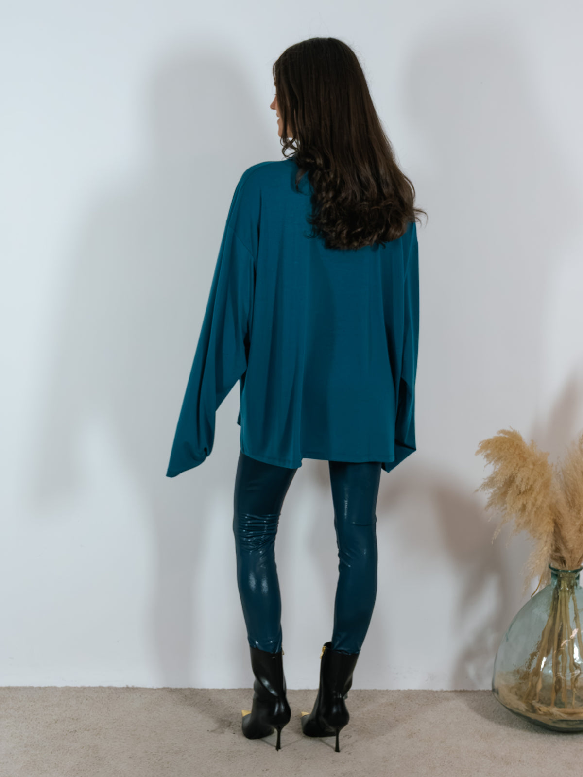 Leggings Spalmato Kostumn1 Petrolio