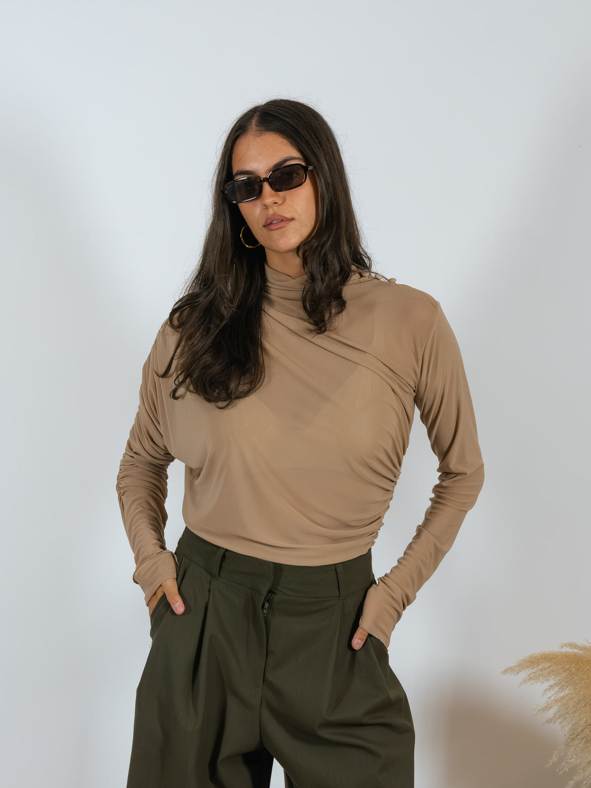 Body Tulle Drappeggio Kostumn1 Nude