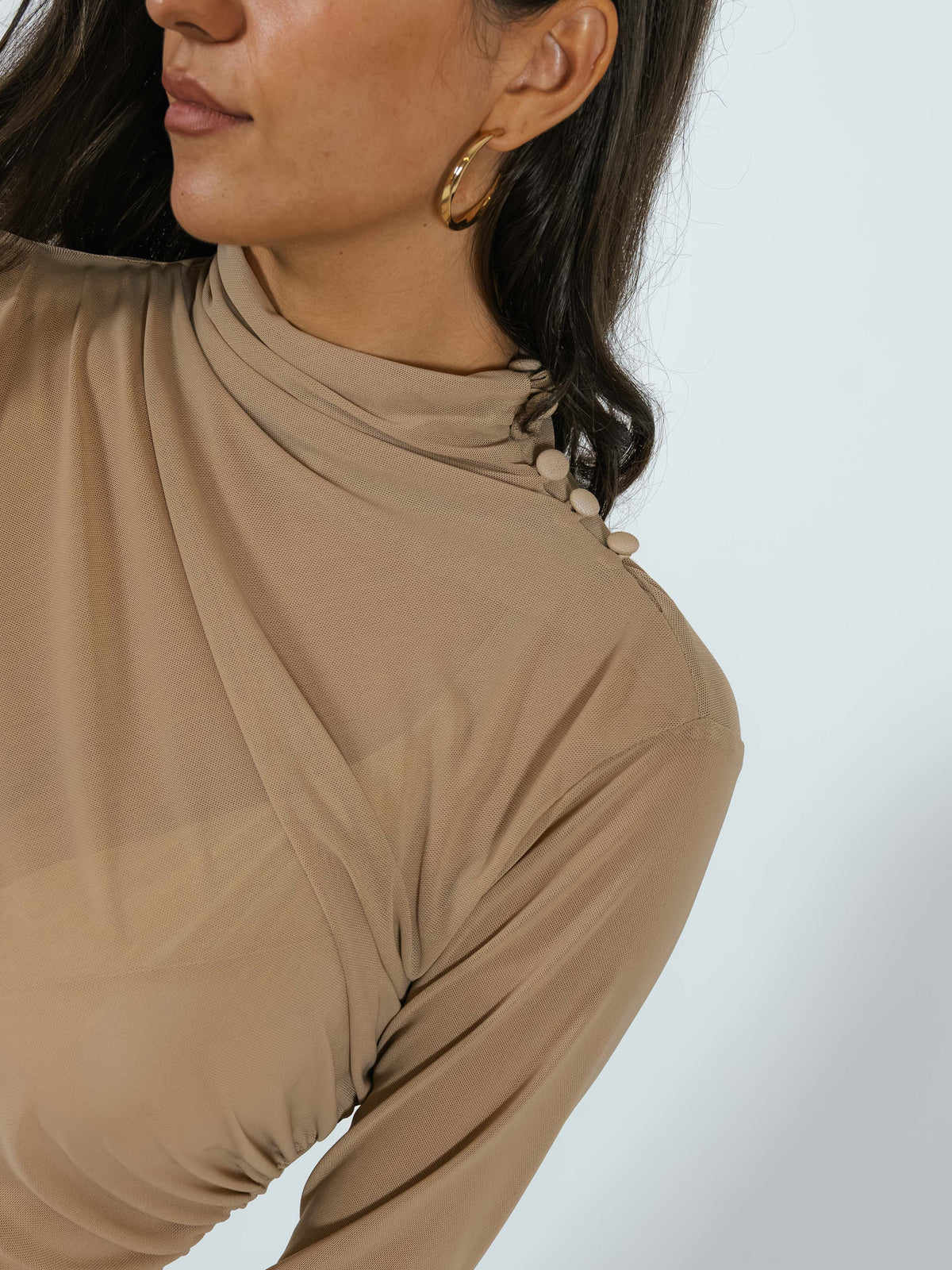 Body Tulle Drappeggio Kostumn1 Nude