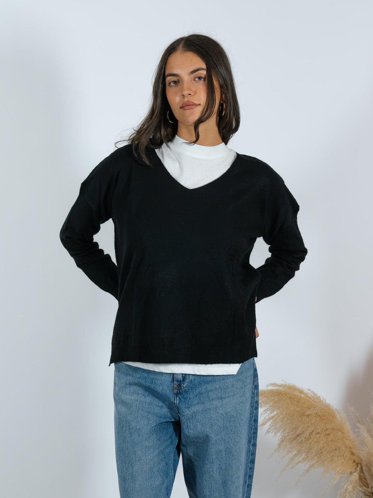Maglia Scollo V YouDecide Nero