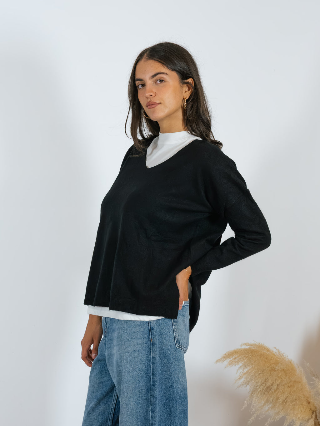 Maglia Scollo V YouDecide Nero