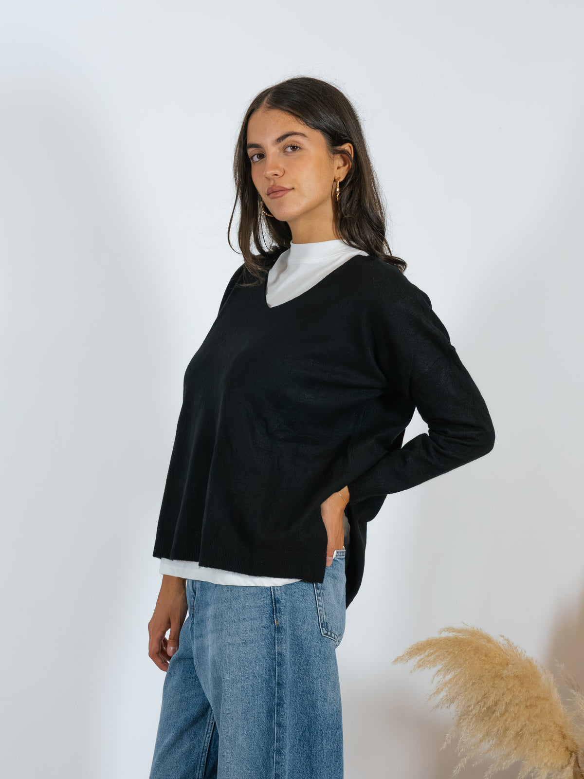 Maglia Scollo V YouDecide Nero