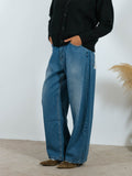 Jeans Papavero Boyfriend Kontatto Blu Medio