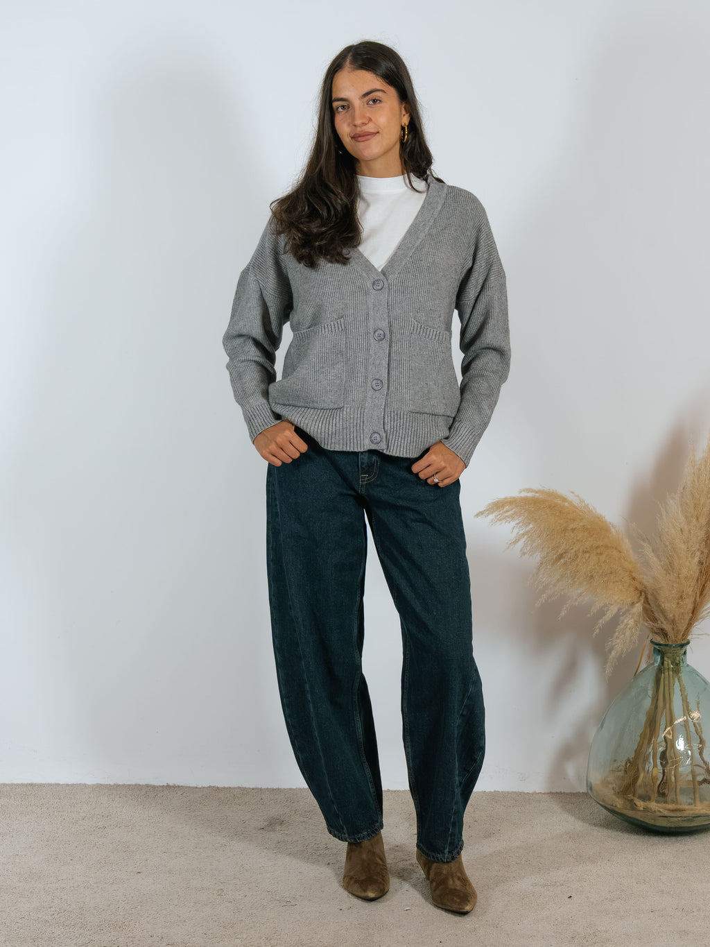 Cardigan Oversize Costina YouDecide Grigio