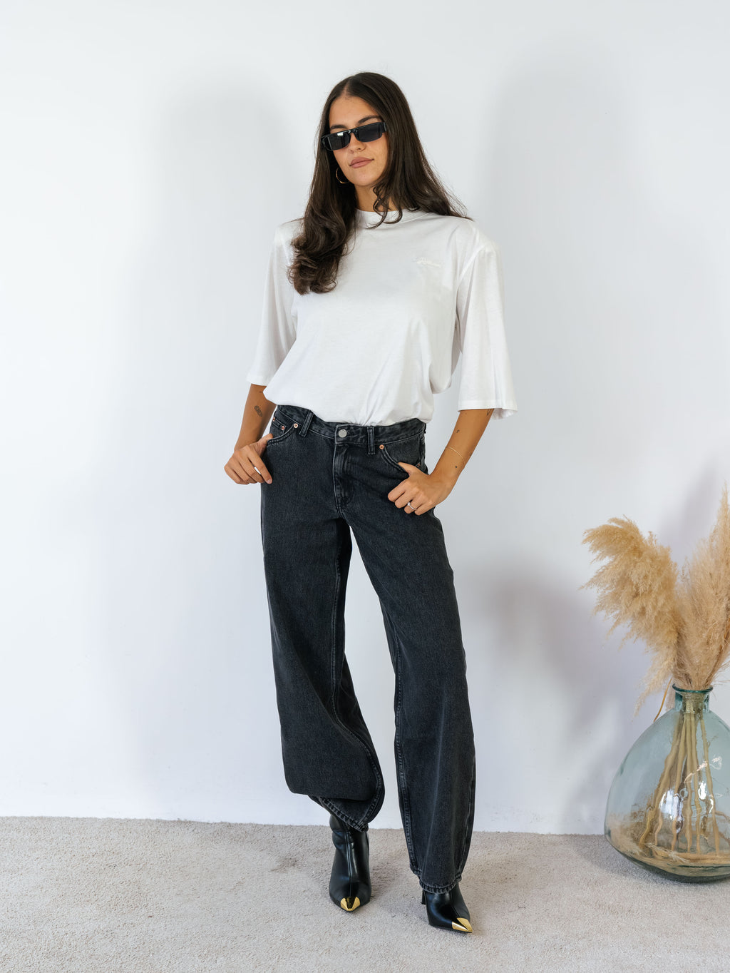 Jeans Dr. Denim Mod. Ary Baggy Nero