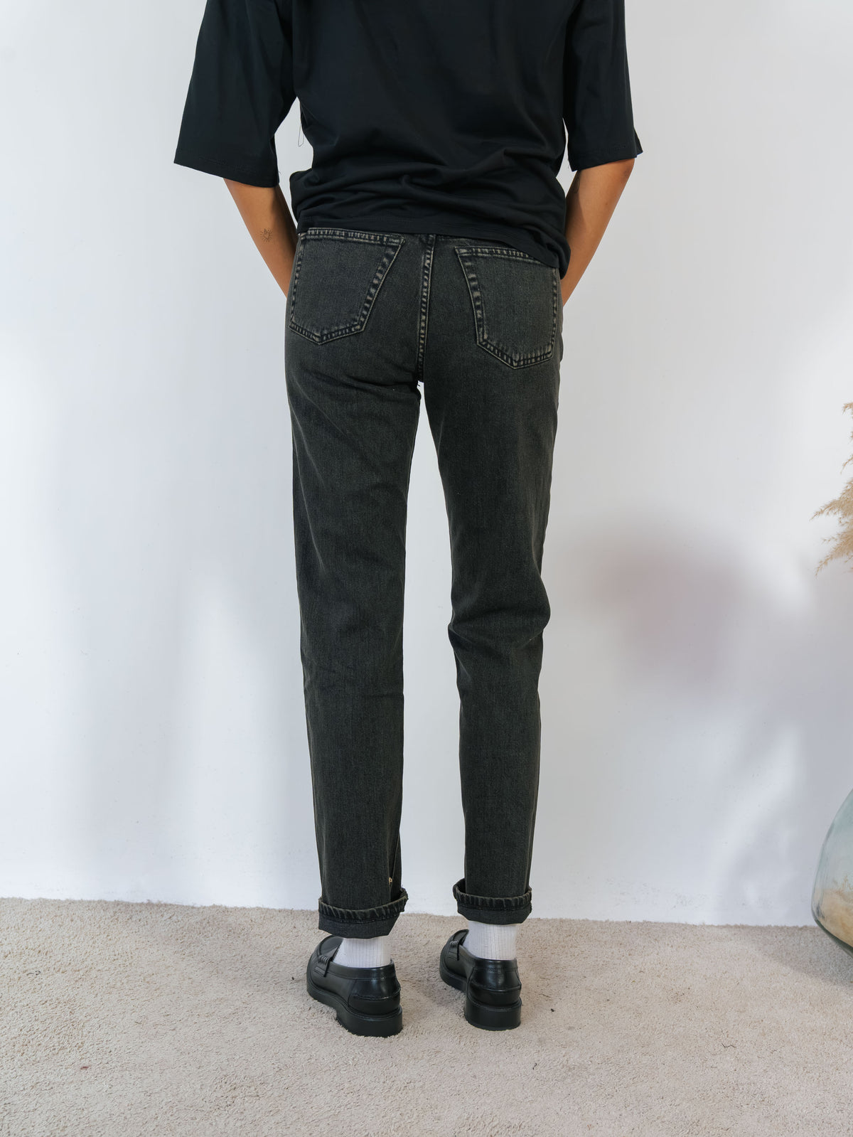 Jeans Mod. Straw Sigaretta Nero Dr.Denim