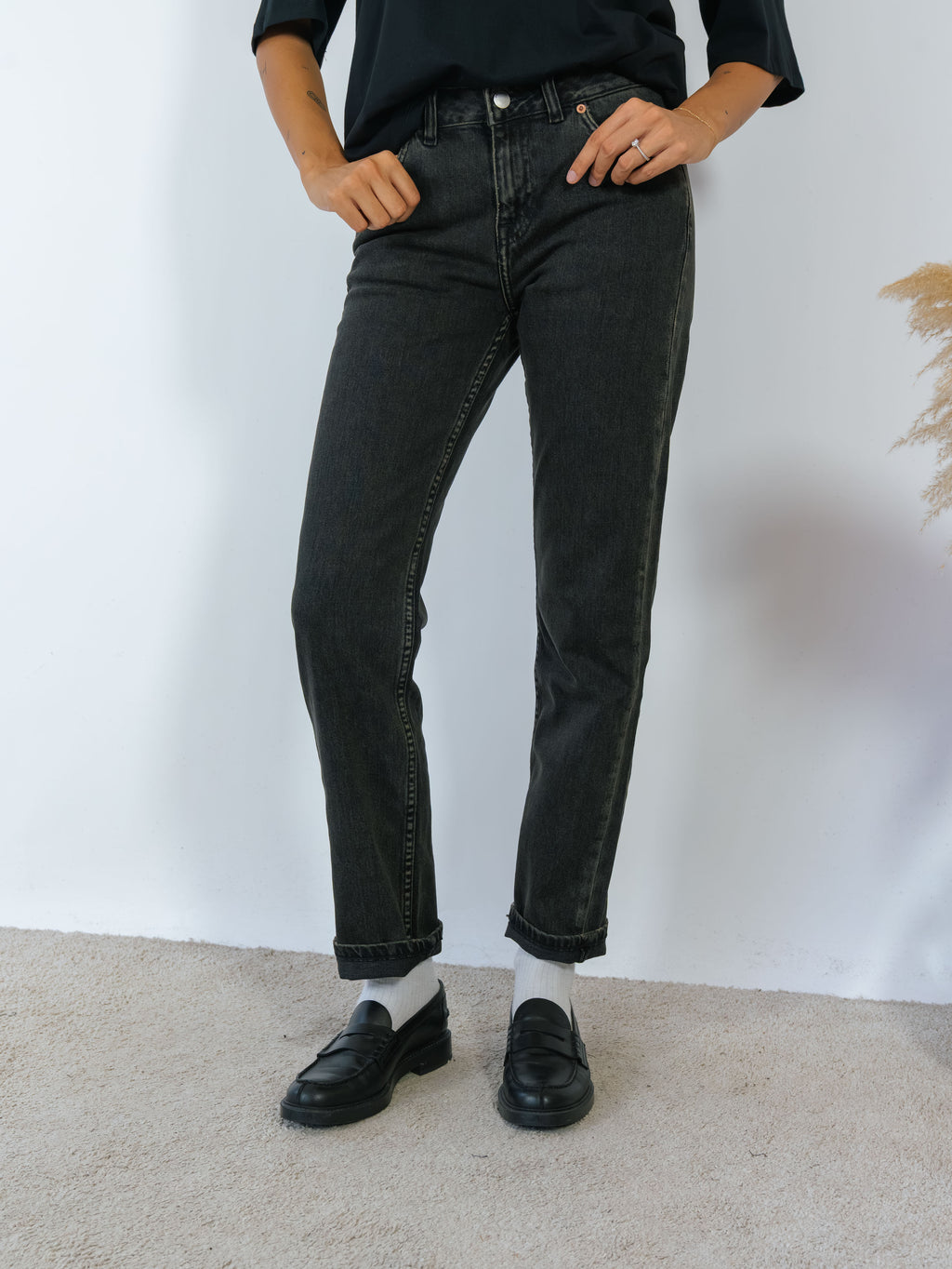 Jeans Mod. Straw Sigaretta Nero Dr.Denim