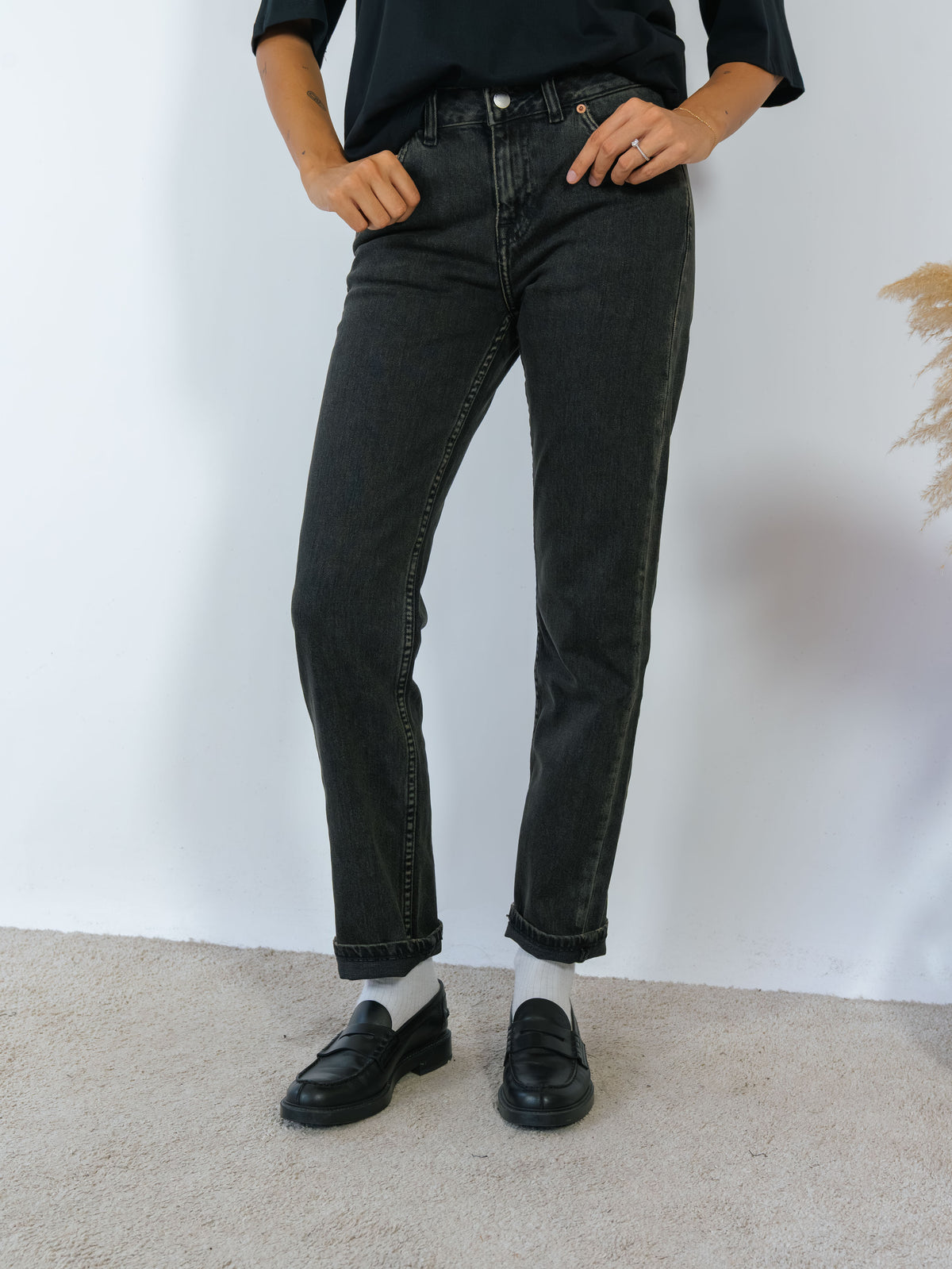 Jeans Mod. Straw Sigaretta Nero Dr.Denim