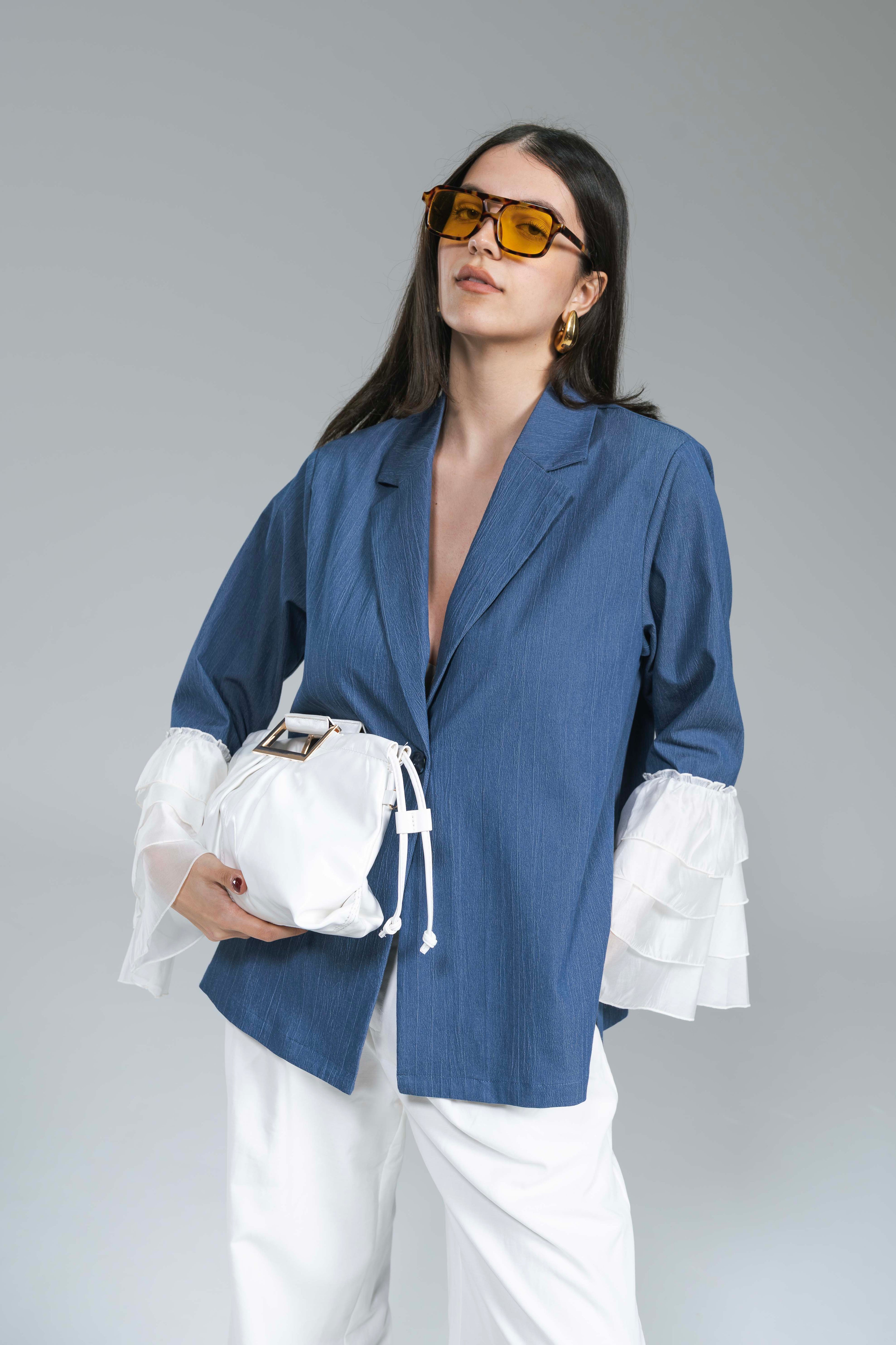 Giacca Denim Volant YouDecide