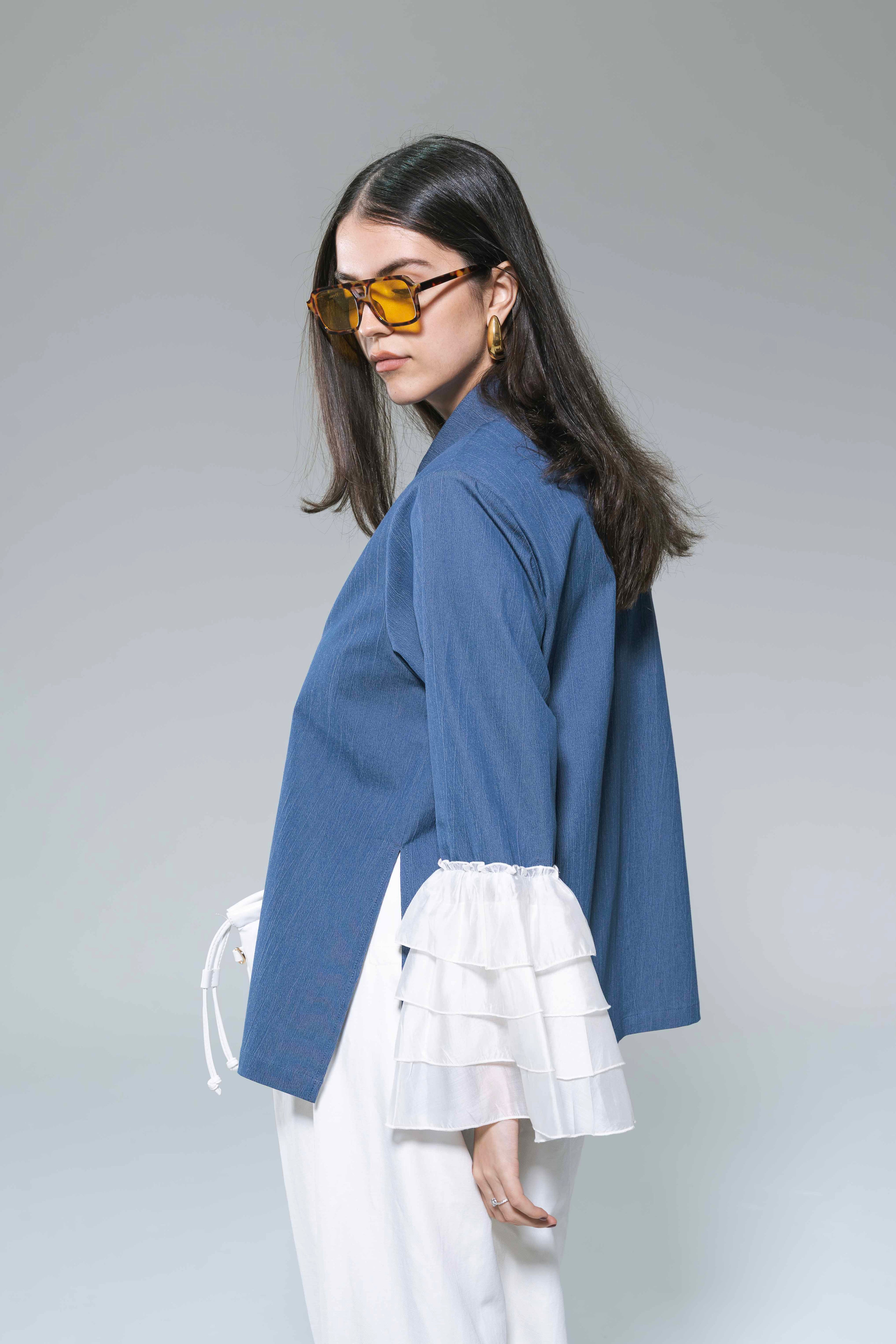 Giacca Denim Volant YouDecide