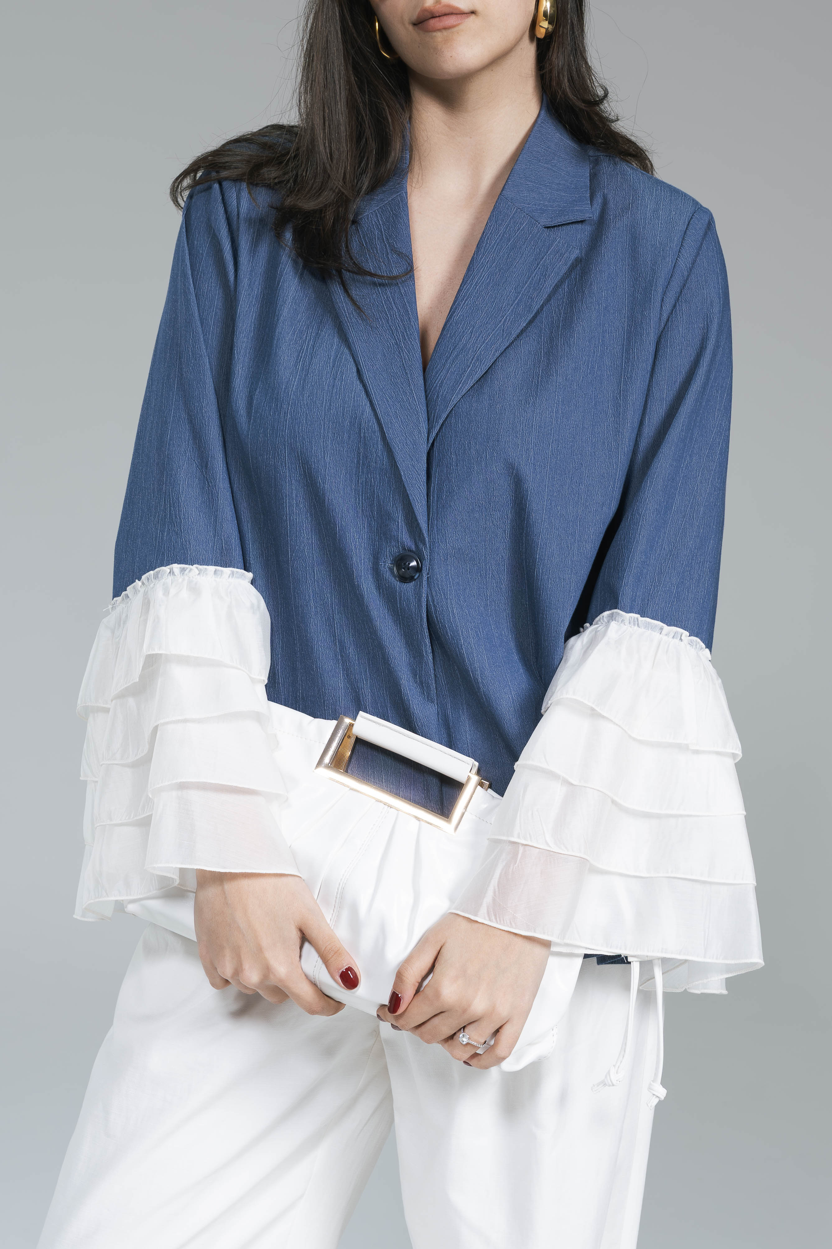 Giacca Denim Volant YouDecide