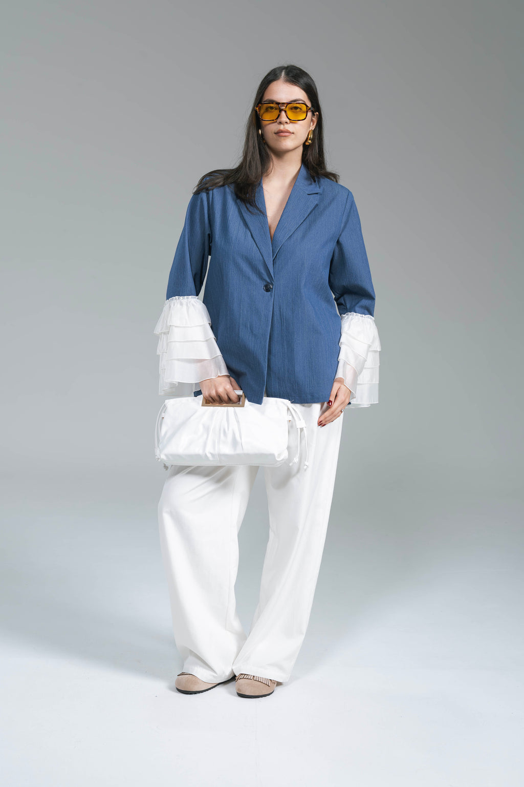 Giacca Denim Volant YouDecide