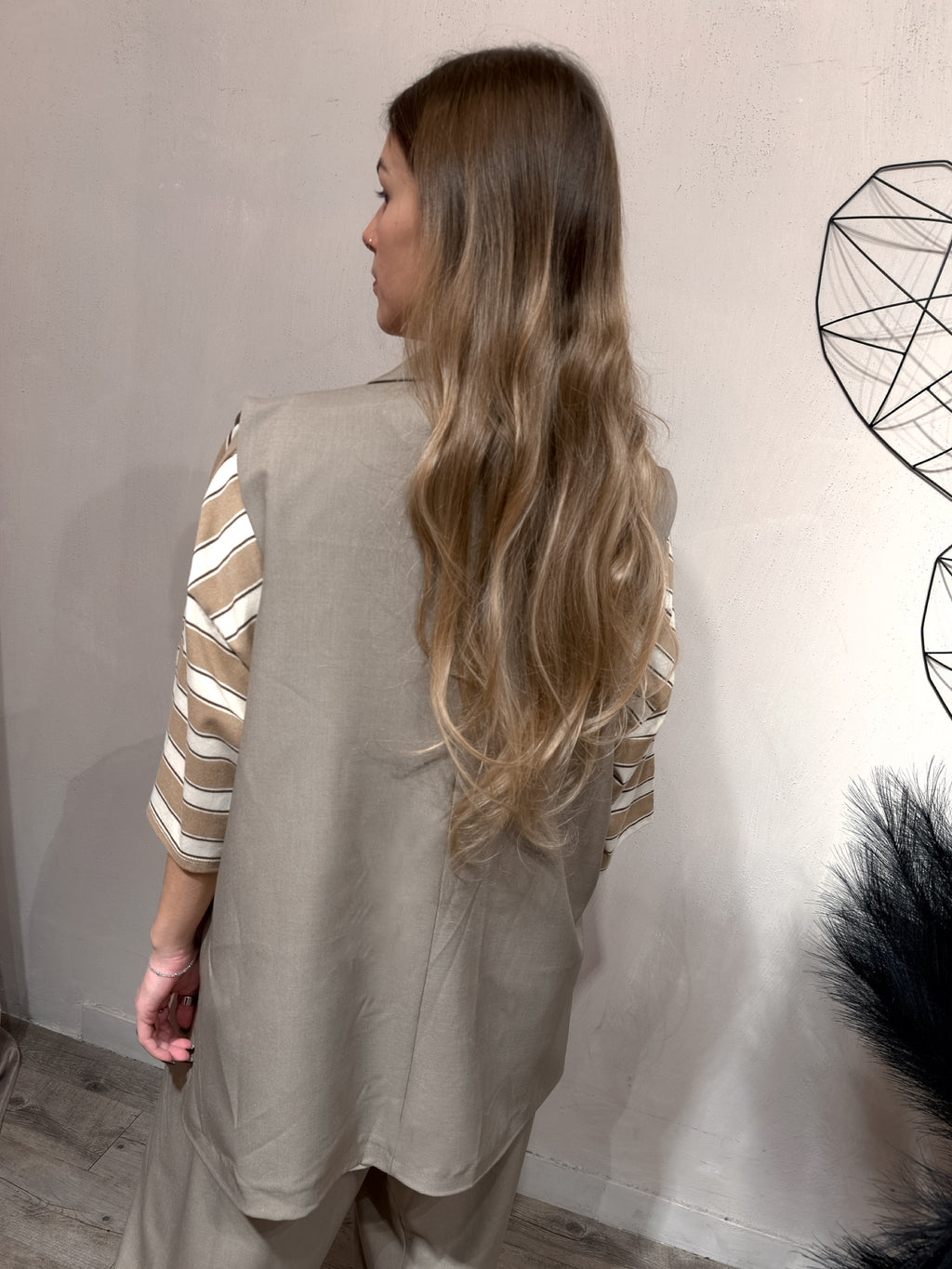 Gilet Ginevra Oversize +colori