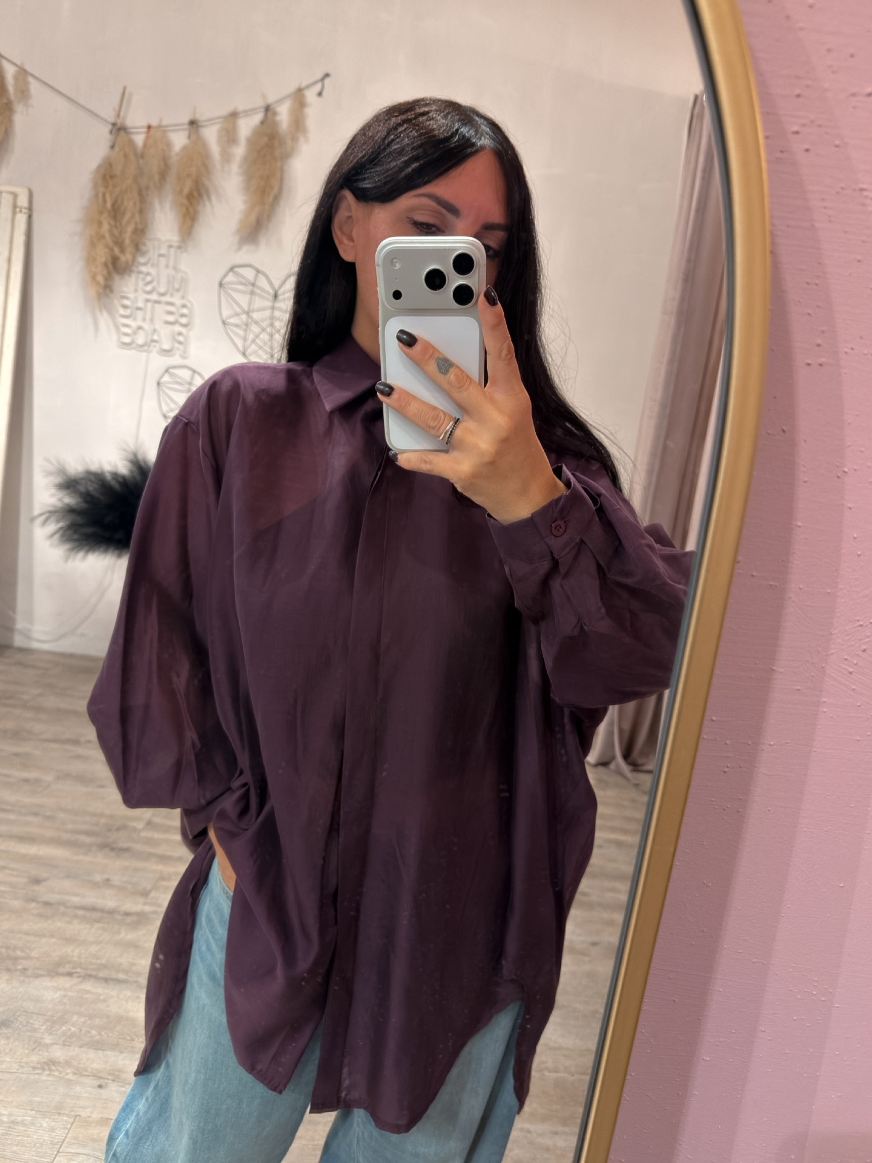 Maxi Camicia Waffle Drusilla +colori