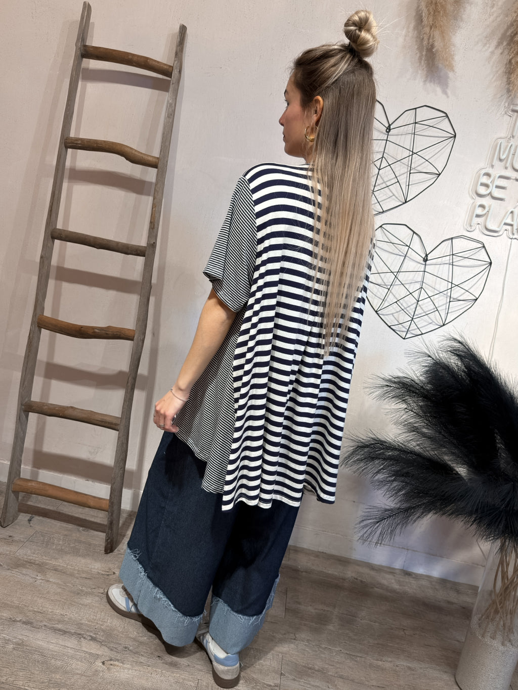 Maxi T-shirt Righe Felicia +colori