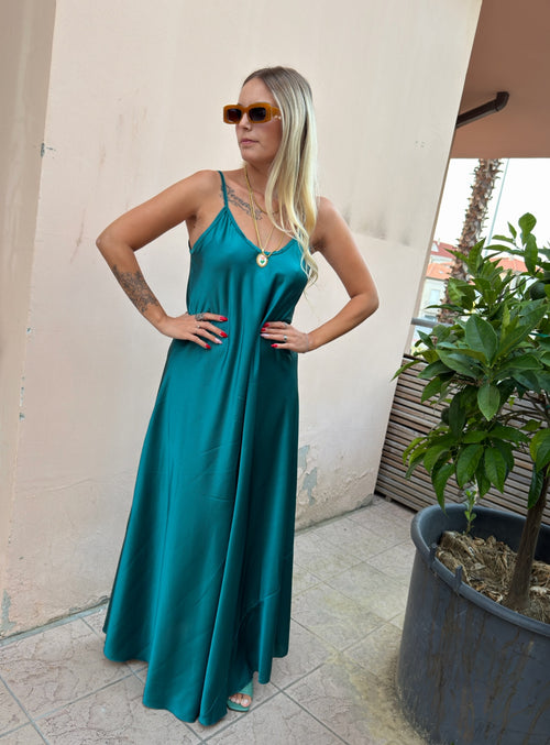 Vestito Sottoveste Satin +colori