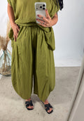 Pantalone Barbara Cotone Olio