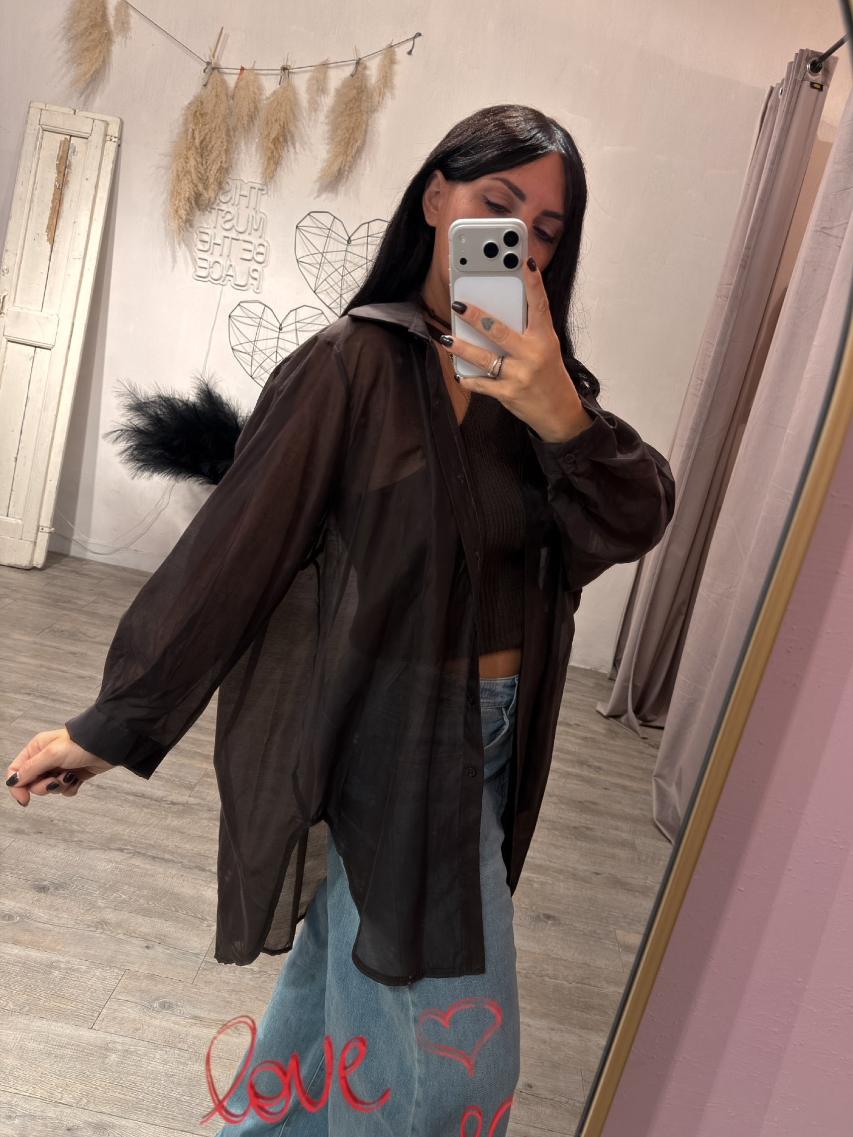 Maxi Camicia Waffle Drusilla +colori