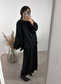 Set Afrodite Modal Giacca+Panta Balloon Nero