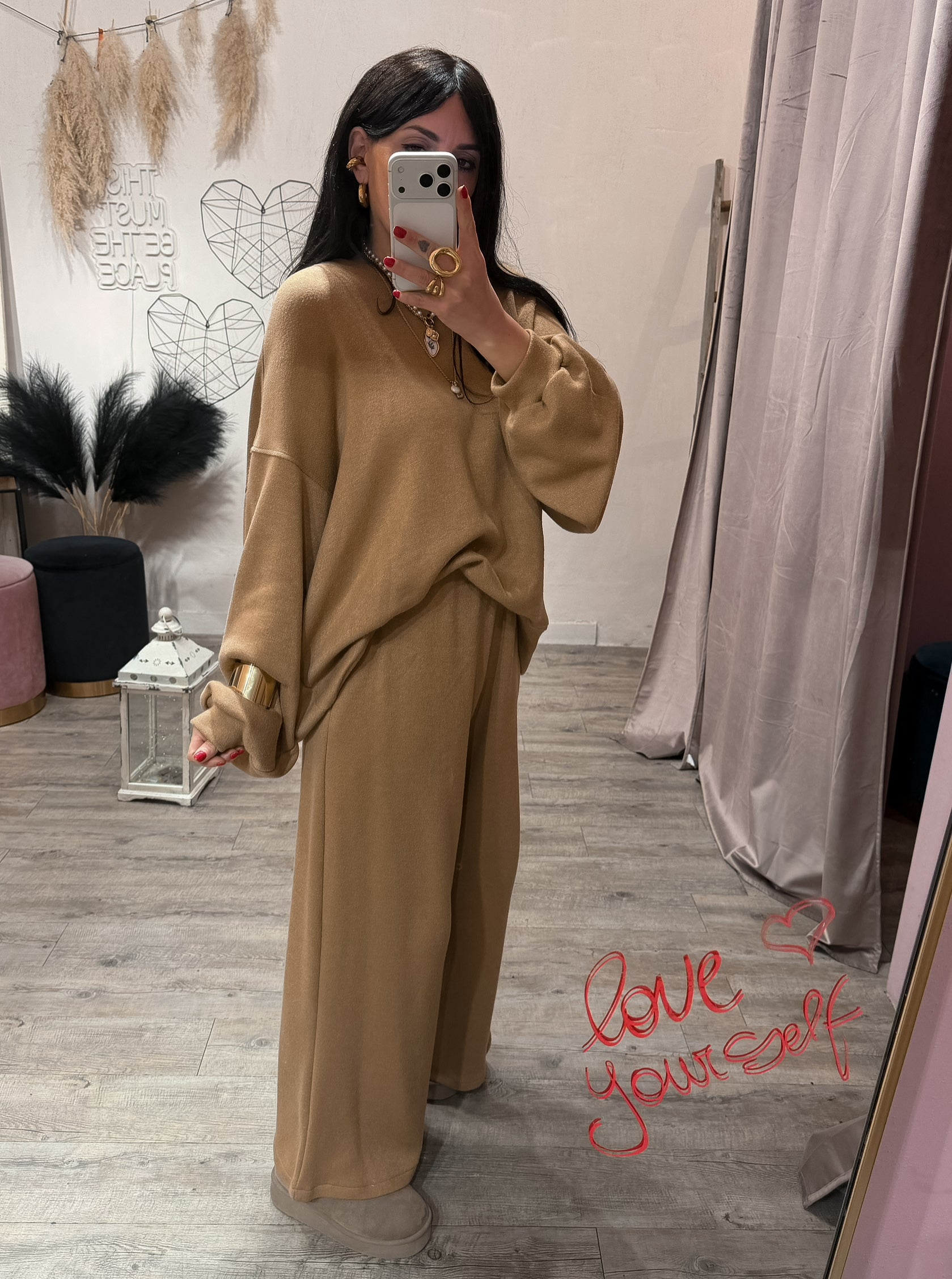 Pantalone Maja Kostumn1 Camel