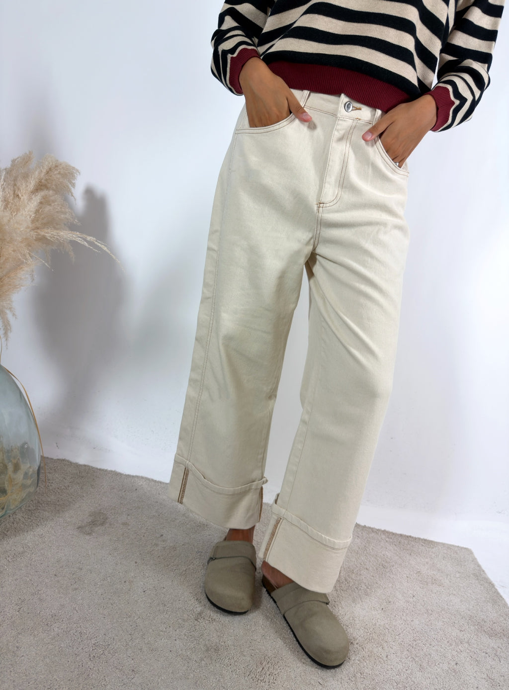 Jeans Risvolto Crudo Surkana