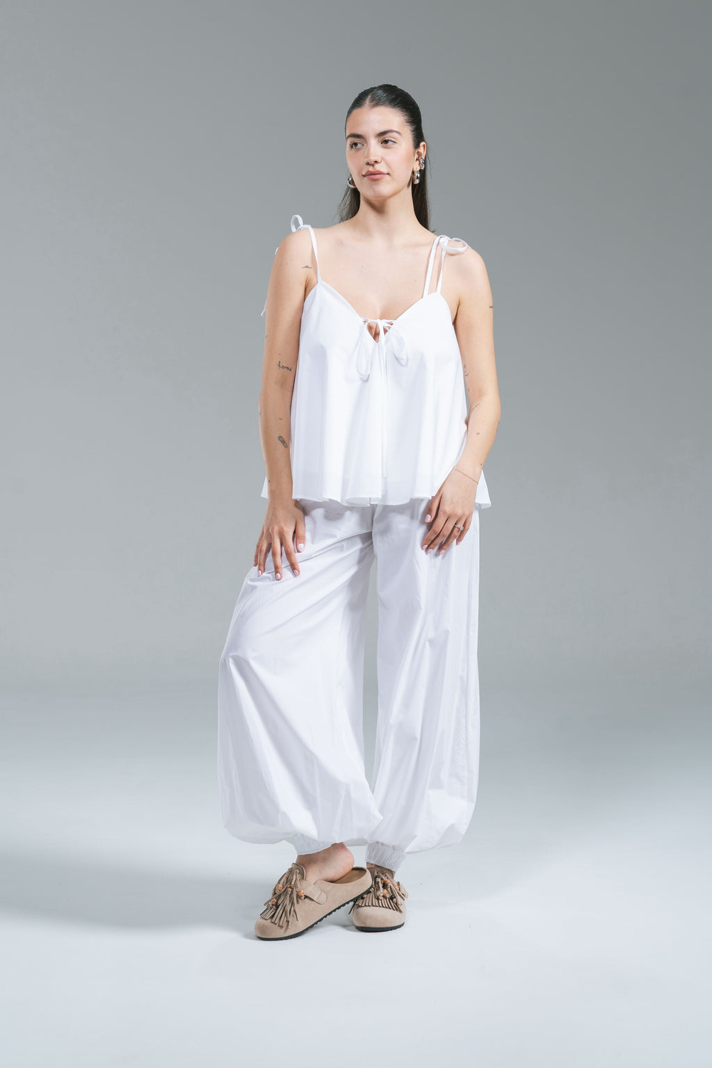 Canotta Popeline Kostumn1 Off-White