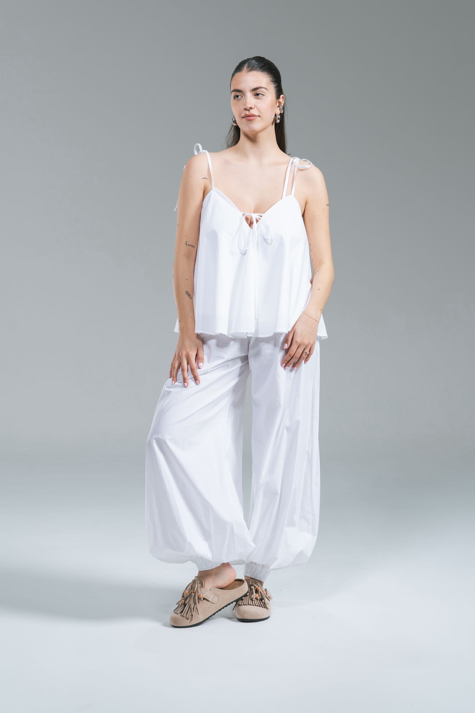 Canotta Popeline Kostumn1 Off-White