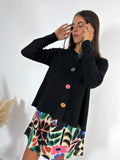 Cardigan Ruota Nero Compania Fantastica