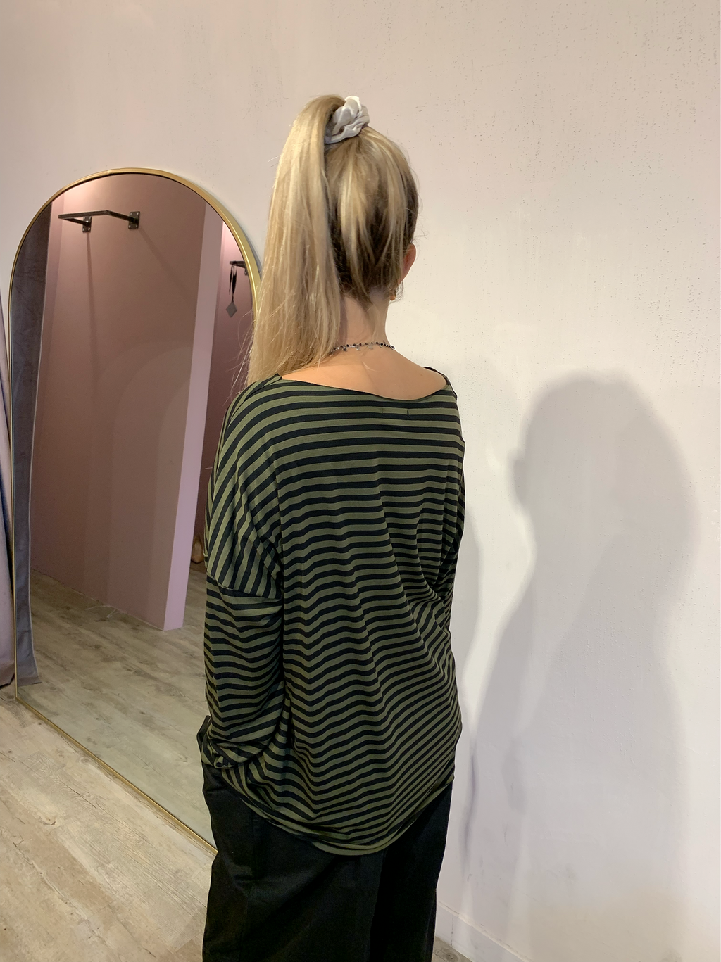 T-Shirt Righetta Verde Militare