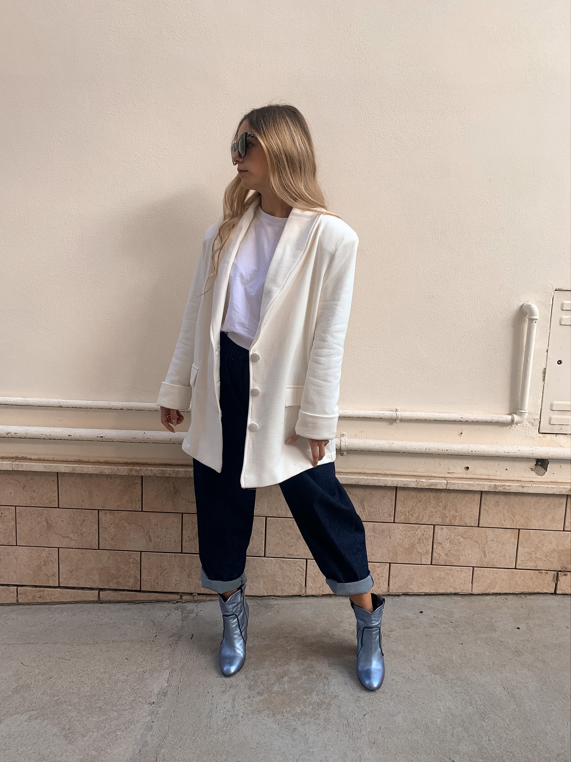 Jeans Miranda Oversize Blu Scuro