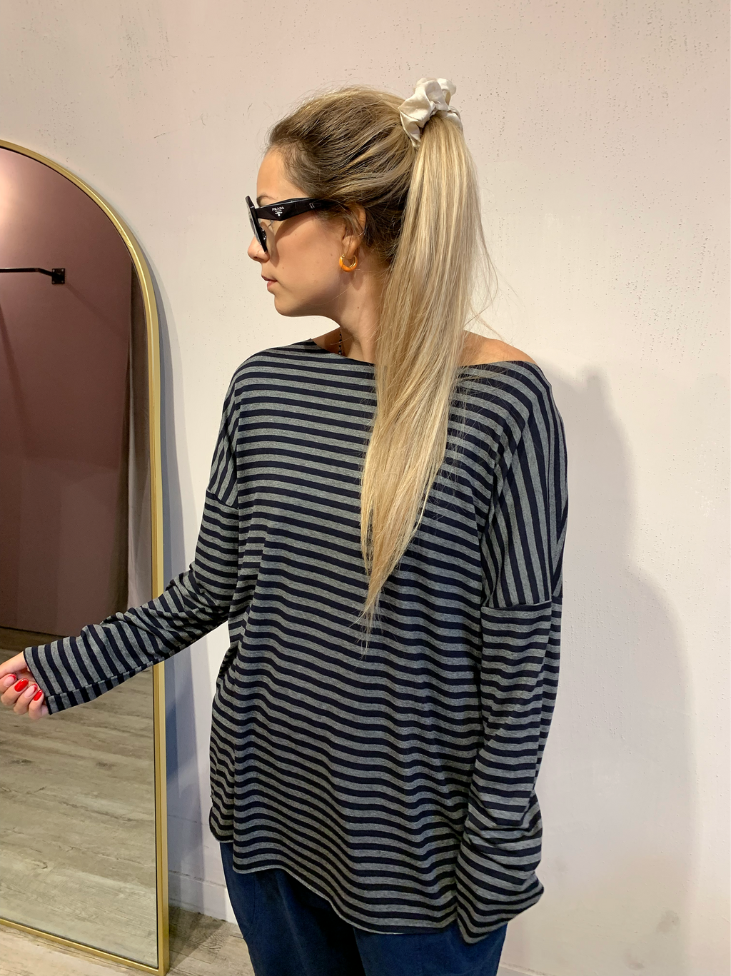T-Shirt Righetta Grigio