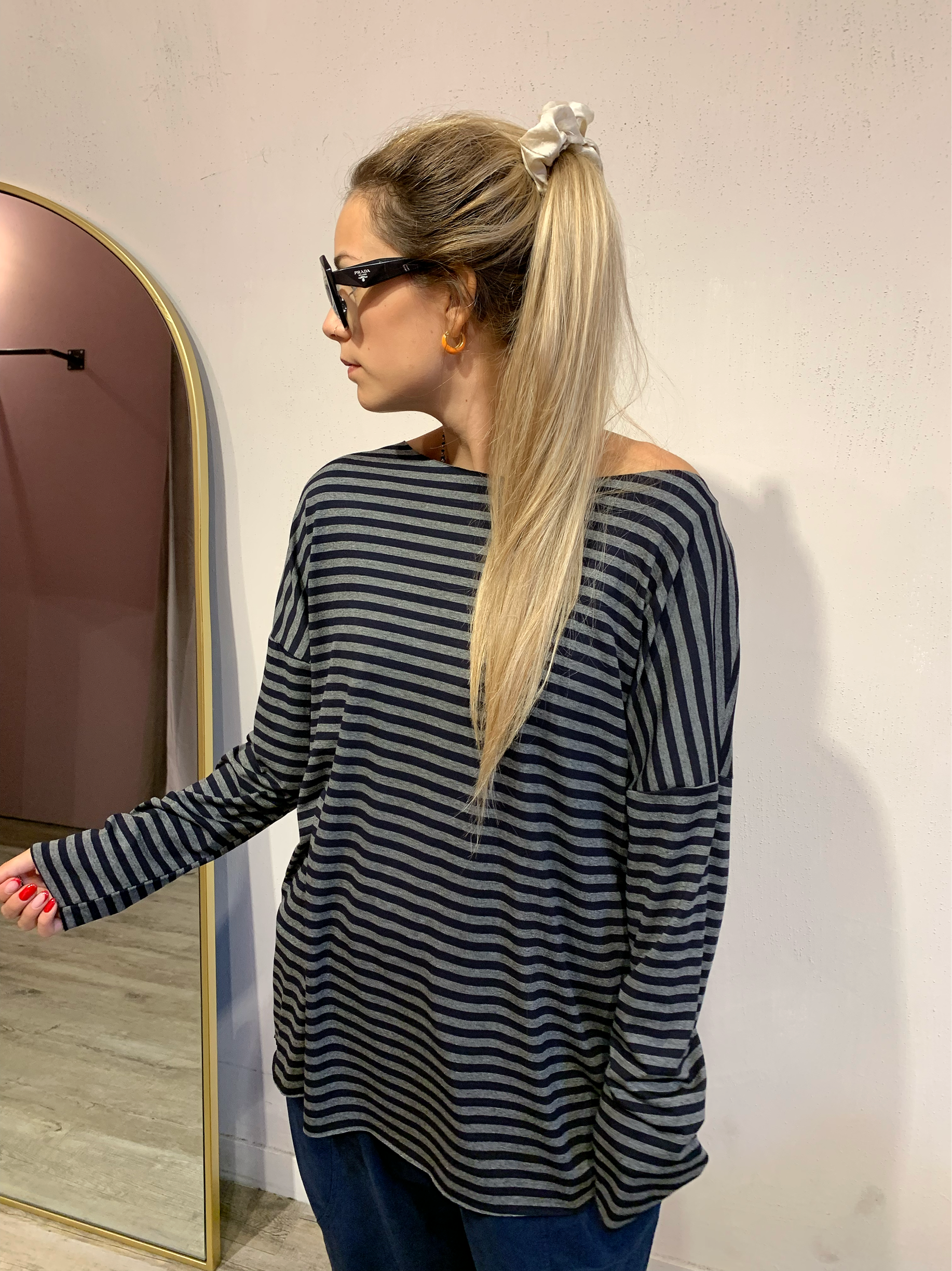 T-Shirt Righetta Grigio