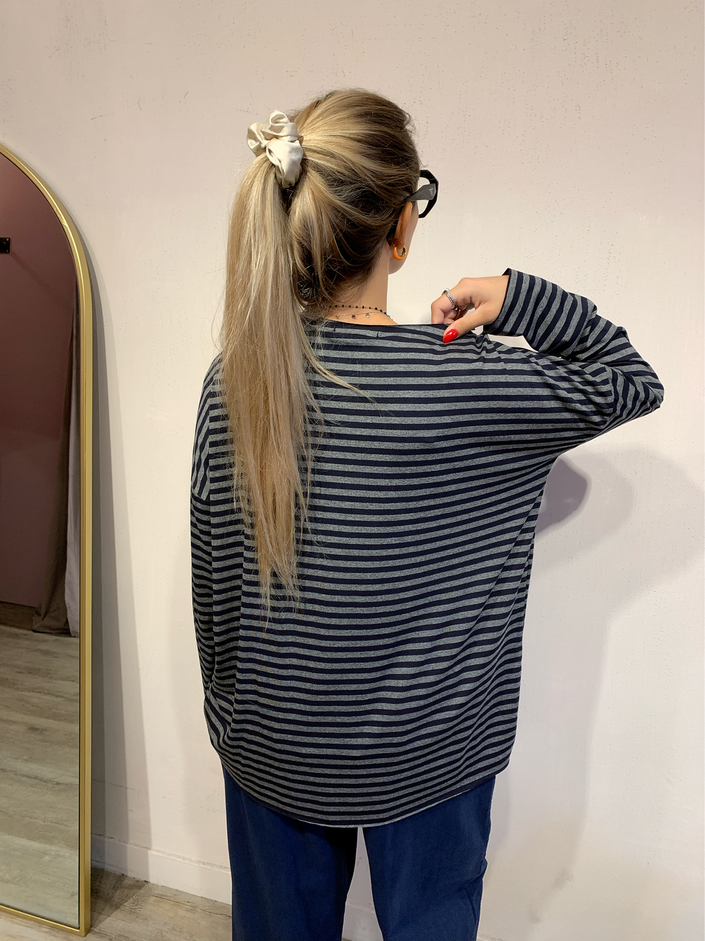 T-Shirt Righetta Grigio