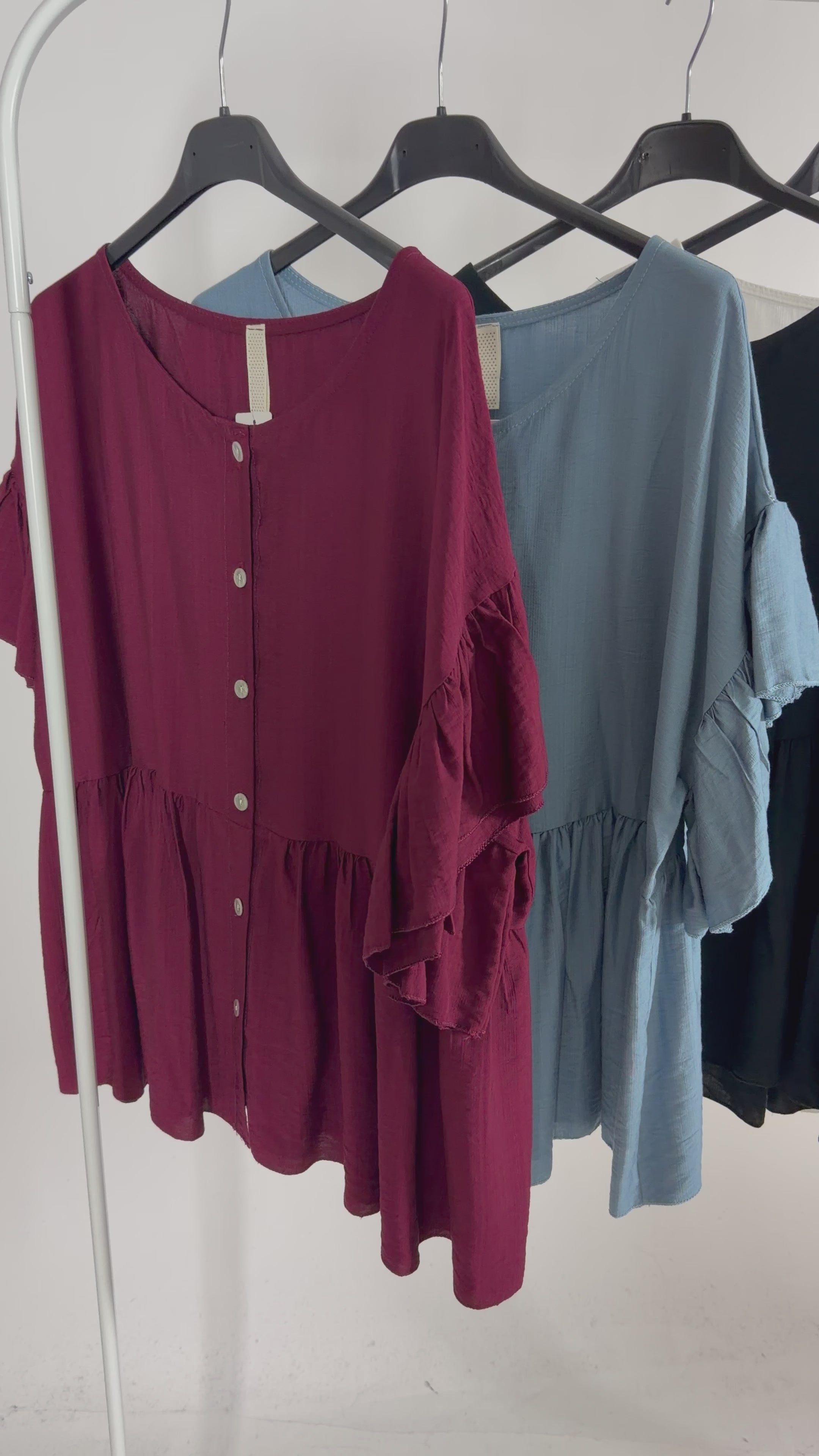 Blusa Iride Balza Viscosa +Colori