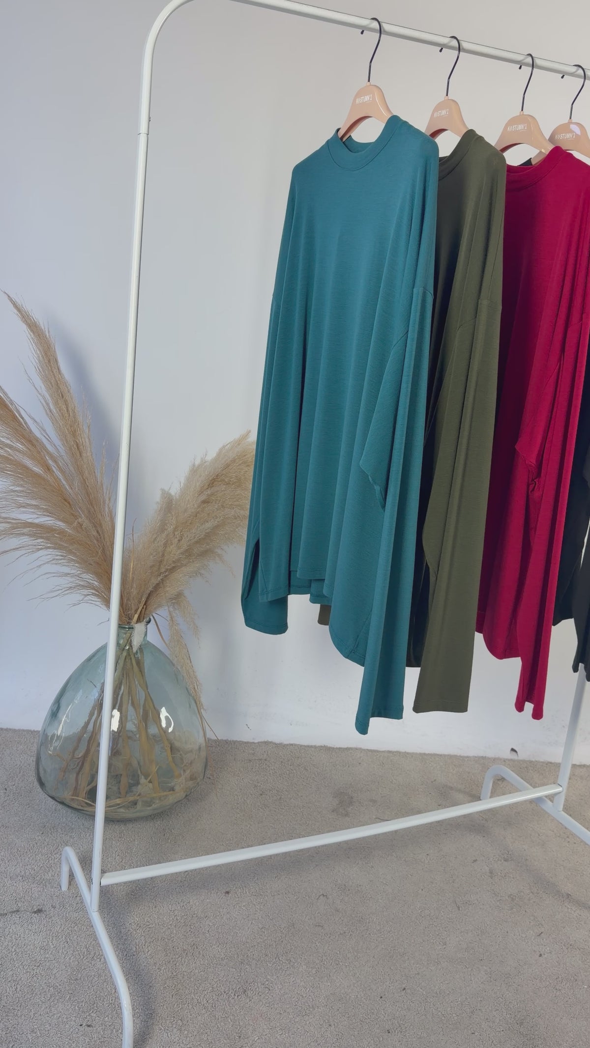 Maxi Maglia Manica Lunga Viscosa Kostumn1+colori
